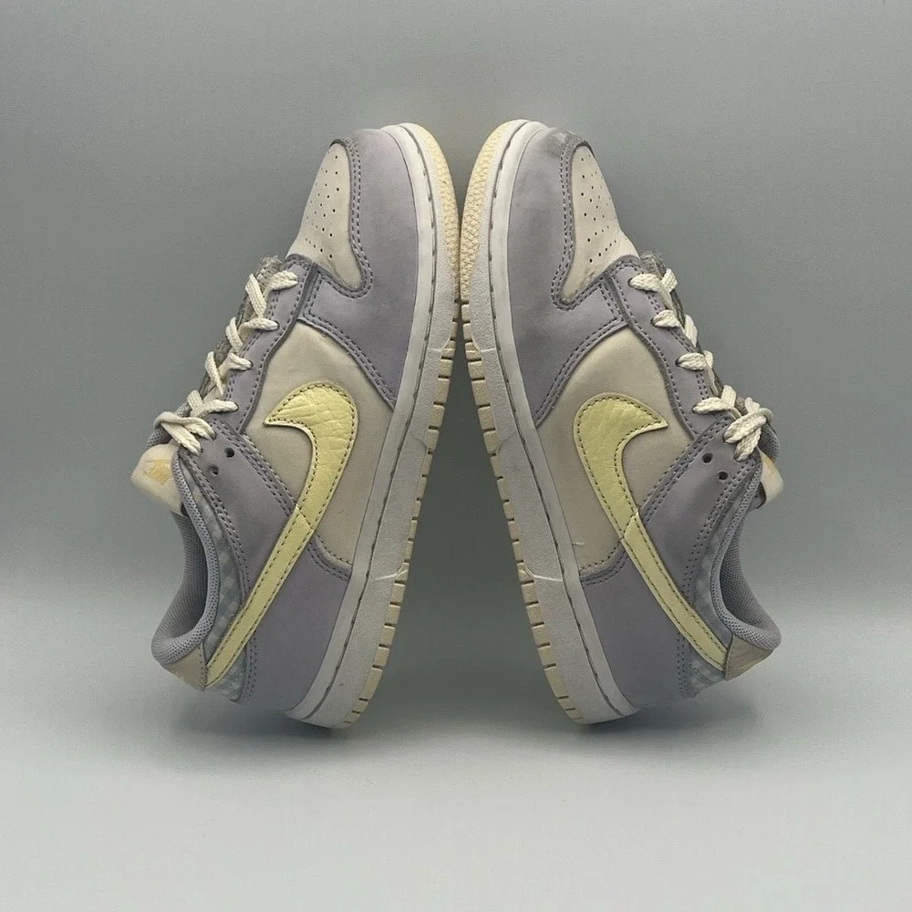 2022 Nike Dunk Low Easter Purple Yellow Retro‎ - Girls Kids Size 1 USED
